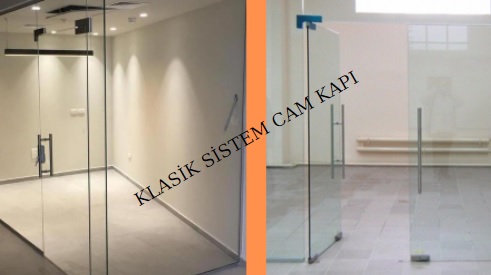 Klasik ofis içi cam kapı İzmir