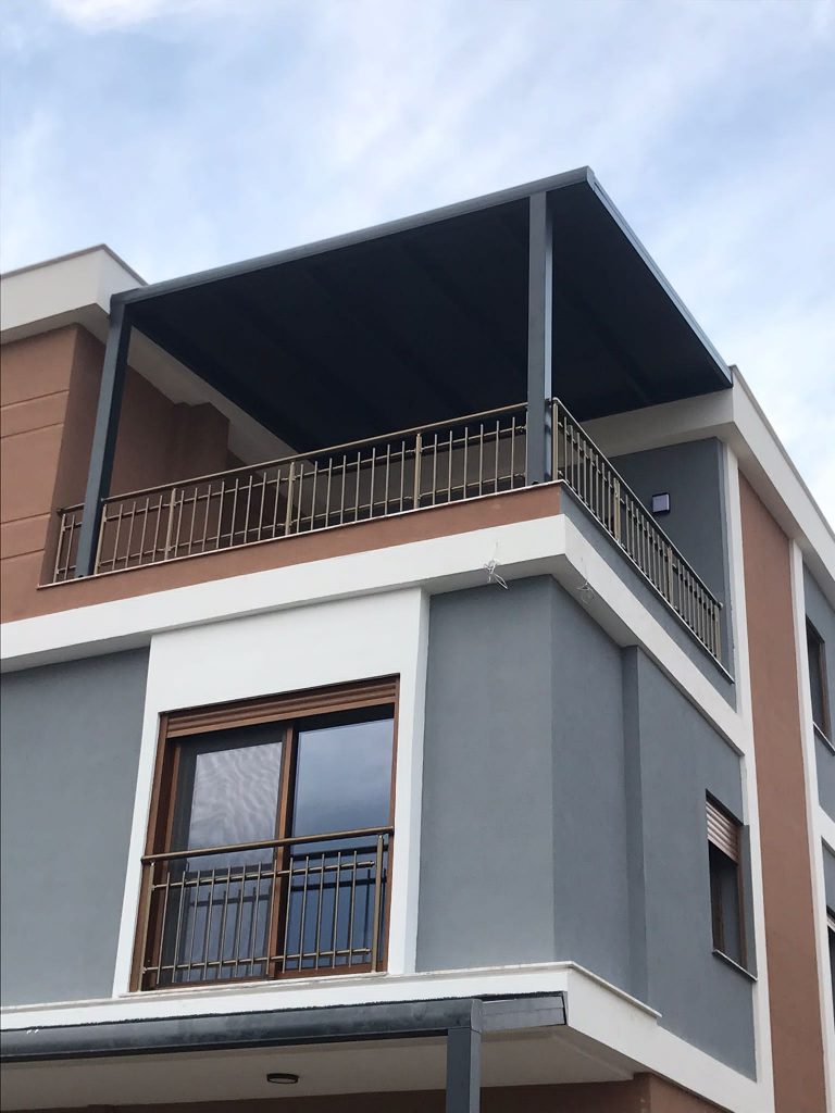 Alüminyum kompozit panel çatı teras kapatma